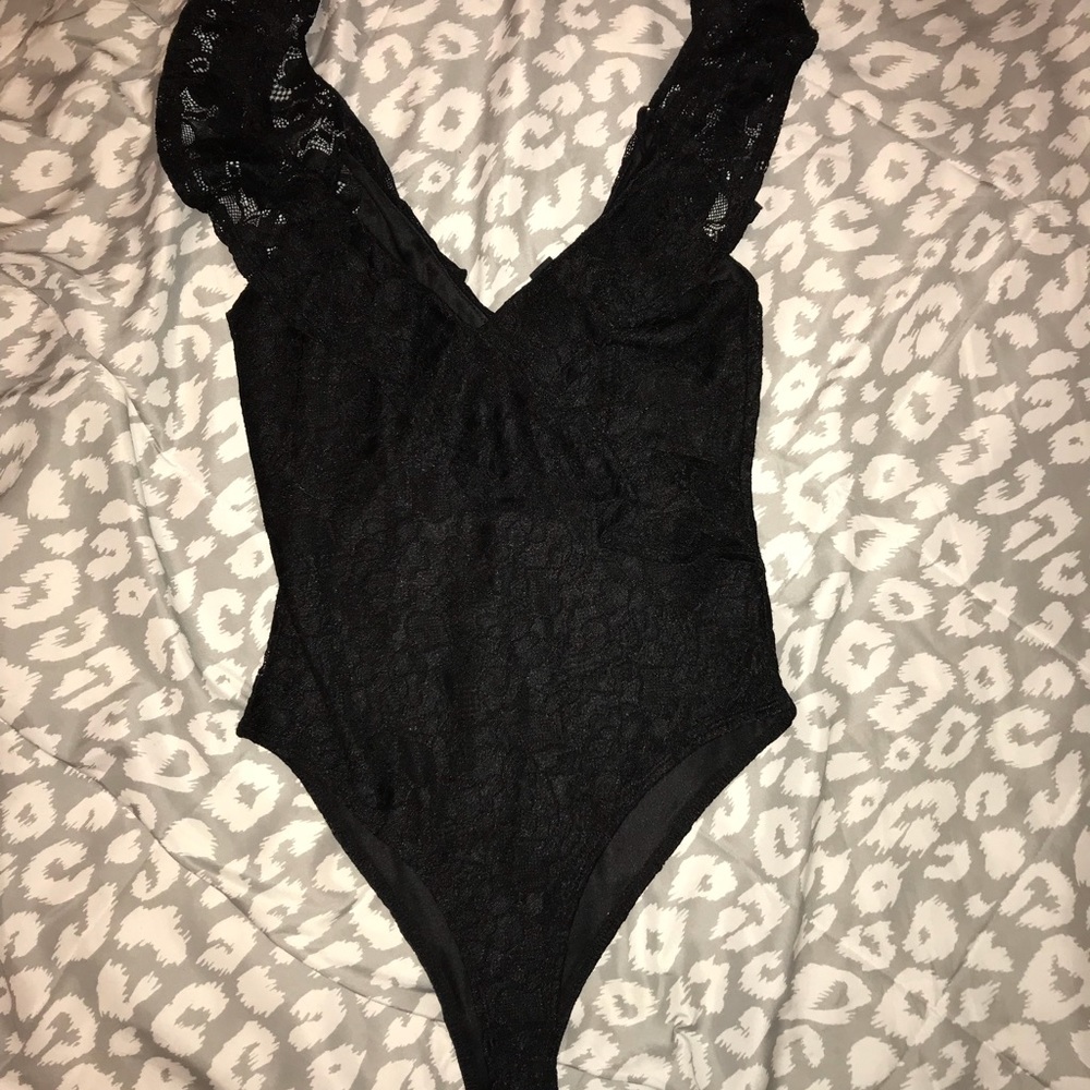 Black Lace Body Suit
